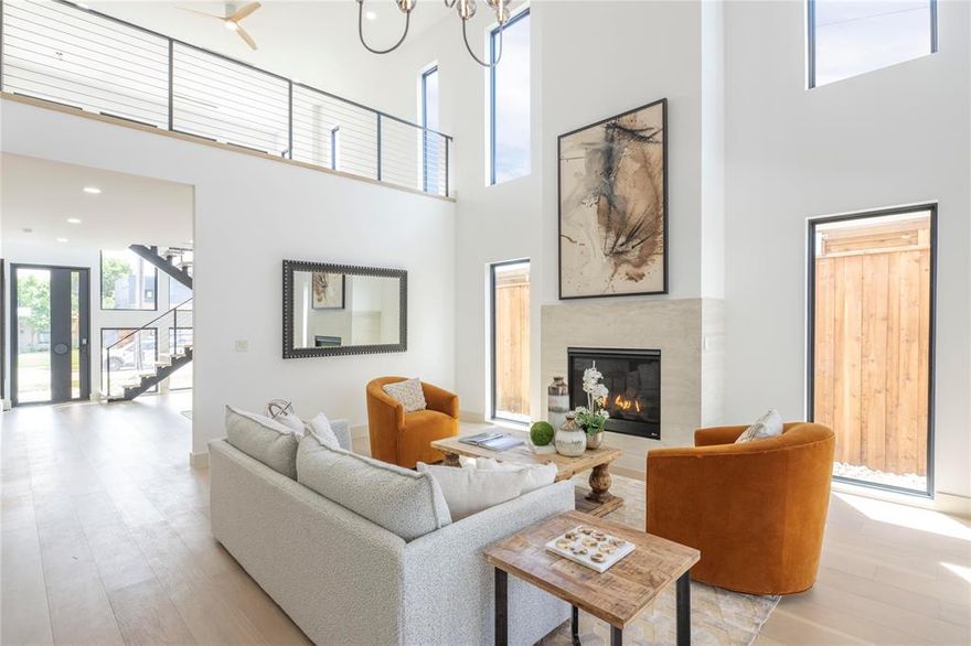 Experience elevated living in this stunning new construction by Osman Homes and Ryan Jacobson Design. Showcasing impeccable craftsmanship, this architectural masterpiece features clean modern lines, high-end finishes, and thoughtfully curated luxury details throughout.

The open-concept floor plan highlights custom cabinetry, designer lighting, and sophisticated Walker Zanger tile accents. At the heart of the home, a showstopping gourmet kitchen stuns with Taj Mahal quartzite countertops and professional-grade Viking appliances—perfect for both everyday living and elevated entertaining.

Upstairs, a spacious loft and dedicated theater room provide ideal spaces to unwind or host guests. The serene primary suite serves as a private retreat, complete with spa-inspired finishes for ultimate relaxation.

Enjoy seamless indoor-outdoor living with a resort-style pool, low-maintenance turf, and a beautifully landscaped backyard ideal for entertaining. A large balcony extends the living space, creating the perfect flow between indoors and out.

Located in the private school corridor, this home offers unmatched convenience and access to some of Dallas’ most prestigious schools. A builder warranty is included, providing peace of mind for years to come.