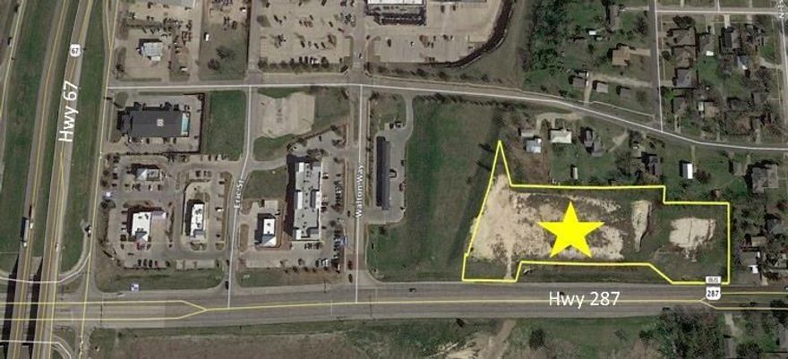 Midlothian Main Street Retail Is The Ideal Location To Build Your Office-Retail Shop. The Property Features Excellent Visibility On Hwy 287 & Ease Of Access To Hwy 67. Lots 1,2 & 3 Are Being Sold Together With Bulk Pricing. All Utilities to Site, And Only 35 Minutes South Of Downtown Dallas. Neighbors Include Wal-Mart, Starbucks, Chase Bank, AT&T And Many More. Option to purchase as a whole or individual lots.