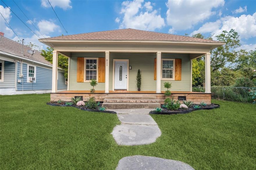 Just moments from the heart of historic downtown Corsicana and the famous Collin Street Bakery, this beautifully updated 3-bedroom, 2-bath home offers the perfect blend of vintage charm and modern living. Built in 1935, the home retains its classic character with a traditional front porch and timeless curb appeal—but step inside, and you’ll find a completely reimagined interior. Every inch of the home has been thoughtfully renovated to maximize space, comfort, and efficiency. From the updated kitchen and baths to the open, functional layout, this home lives like new while still honoring its roots. Out back, enjoy two small porches, including a private, covered patio off the primary suite—perfect for morning coffee or evening wind-downs. If you're looking for charm, location, and modern updates all in one, this is the one you’ve been waiting for.