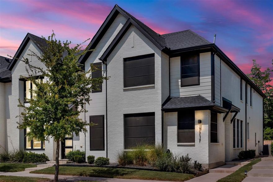 SIGNIFICANT PRICE ADJUSTMENT!  MOTIVATED SELLER, PRICE TO SELL!  BEST VALUE IN NRH!  Modern architecture and ease of lifestyle at its finest!!  This barely lived in Townhome shows like new construction, designed with an open floorplan that offers 3 bedrooms and 2.5 baths, modern finishes and abundant natural lighting. This home offers an inviting living space perfect for everyday comfort and entertaining. All bedrooms are located upstairs, including a generously sized primary bedroom complete with a large en-suite bathroom and walk-in closet in addition to the large bonus flex room for entertaining or relaxing. The open, island kitchen boasts ample storage with walk in pantry, quartz countertops, 42 inch cabinets with decorative hardware, stainless steel appliances, and seamless flow into the dining and living areas.  Working from home is a breeze with the private, first floor pocket office. Located in the highly rated Birdville ISD, this centrally situated neighborhood is just minutes from dining, shopping, entertainment and TexRail offering convenience in a serene community.  HOA maintains exterior, offering lock and leave capabilities. Don't miss this great opportunity in the heart of NRH! #realtytown3