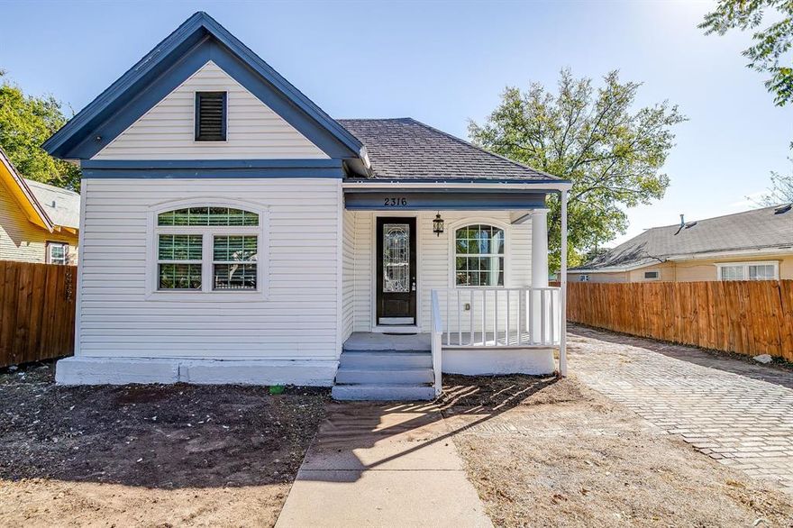 Charming 3-bedroom, 2-bathroom home located just minutes from the Historic Stockyards and Downtown Fort Worth. This inviting property features an open living space with a functional layout and laminate flooring throughout, offering a clean and modern look.

The kitchen provides practical counter space and cabinetry, flowing easily into the dining and living areas. The primary suite includes a private bath and ample closet space. Two additional bedrooms offer flexibility for guests, a home office, or a growing household.

The large backyard provides plenty of room for outdoor living, entertaining, or future enhancements. With its convenient location near dining, shopping, and major highways, this home is ideal as a personal residence or has great rental potential.