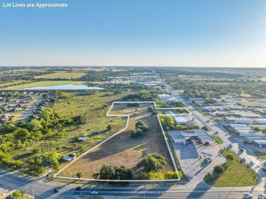 Ideally positioned for top visibility, just behind Allsup's on the corner of Washington St. (Business 377) and East Road (Hwy. 281), this 8.6-acre tract offers outstanding possibilities for developers and accessibility on one of Erath County’s most traveled corridors. Located within the city limits and zoned B-2, this property allows for a wide range of commercial uses. High daily traffic counts from two roadways, close proximity to the Downtown Square, Tarleton State University, 27 miles to Interstate 20, and 30 minutes to Granbury. For a complete list of B-2 permitted uses, visit the City of Stephenville Zoning Department website. The Stephenville, Texas market is desirable and fast-growing so grab this rare opportunity to secure your location with unlimited potential.