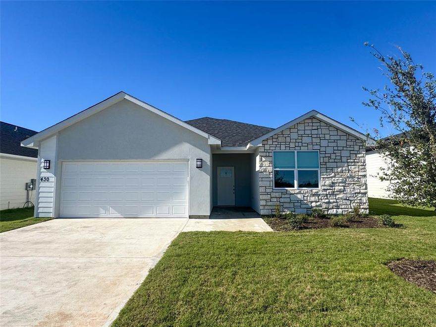 Brand New Build For Lease in a Brand New Subdivision! Take advantage of an incredible move-in incentive Move in by December 15th and receive your first month FREE, or apply the savings spread out over the lease term! Welcome to this stunning 4-bedroom, 2.5-bath home on Lucy Road in Greenville, offering modern style, comfort, and an unbeatable location. This thoughtfully designed floor plan includes a flex 4th room perfect for a home office, playroom, or guest space. Step inside to soaring tall ceilings, an open-concept layout, and gorgeous countertops throughout. Sleek, modern finishes elevate both the kitchen and bathrooms, while the stucco-and-stone exterior delivers standout curb appeal in this brand new community. Located in a desirable new subdivision near L3 Harris, the fairgrounds, and Lamar Elementary, this home offers easy access to major employers, schools, and local amenities.