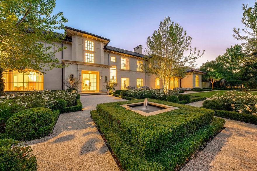 Indulge in the epitome of luxury living with this Mediterranean masterpiece. Nestled in the exclusive Highland Park neighborhood, and crafted by renowned John Sebastian, Fusch Architects, and Harold Leidner, this 6-bedroom, 16,000 SF residence is perfectly positioned on a sprawling .96-acre lot. The home boasts luxurious details like Venetian plaster walls, while simultaneously featuring extraordinary amenities such as a wine grotto, home theater, state-of-the-art gym with dry sauna and massage room, spacious 10-car garage, and a 3-story elevator, catering to the most discerning tastes. Step outside to the alluring backyard oasis, complete with a captivating pool, romantic fireplace, and lush gardens, creating a private sanctuary for opulent outdoor living. Recently reimagined with a California-chic vibe, 3509 Euclid effortlessly blends timeless elegance with a tantalizing modern allure; presenting a rare opportunity to own a piece of architectural excellence in the heart of Dallas.
