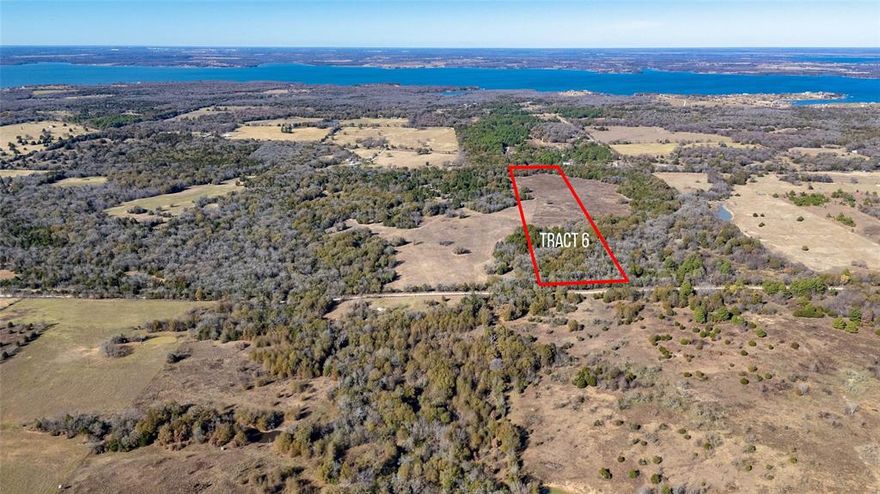 This 20 acre tract is located minutes from the Richland-Chambers Reservoir and just over an hour from both Waco and DFW. Tract 5 is part of an 8 tract property, ready for you to call it home! Beautiful views, ag-exempt, NO deed restrictions, and perfect for a lake getaway, or your forever home! Fishing, boating, and swimming will be just a short drive away!