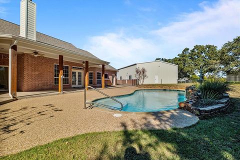 A home in Cleburne