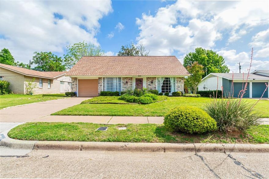 This stunning 3 - bedroom, 2- bathroom home in Northgate offers 2,107 square feet of beautiful living space. Well maintained and meticulously cared for, this home features a perfectly designed floor plan for both comfort and style. Living room includes a built-in gas fireplace that projects a warm and cozy ambiance. Step into the sunroom and enjoy your morning coffee while absorbing nature lighting. The spacious backyard with mature trees provides shade for weekend family gatherings and entertainment. With a few upgrades and plenty of potential, this is an outstanding opportunity for a great home in Irving. Located in the heart of Dallas Fort Worth metroplex. Just on the edge of Las Colinas, near North Lake Campus of Dallas College and University of Dallas, this home offers easy access to DFW Airport & Love Field, as well as major highways & toll roads for a convenient commute. Enjoy the amenities nearby, including Las Colinas Country Club, well-lite sidewalks and local parks. Location is everything with this gem. Schedule your tour today.