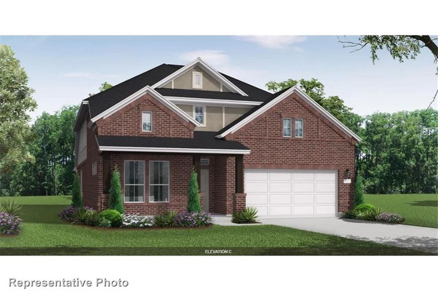 MLS# 21251598 - Built by Coventry Homes - Aug 24 2026 completion! ~ Step into this stunning 3,219 sq. ft. 2-story home that perfectly blends style and functionality. With 4 spacious bedrooms, 3 beautifully appointed bathrooms, and a 3-car garage, there’s room for everyone to spread out. The open-concept layout invites cozy nights by the fireplace in the great room, friendly competition in the game room, and cinematic experiences in the dedicated media room. At the heart of the home, the gourmet kitchen shines with sleek stainless steel appliances perfect for everything from quick breakfasts to dinner parties. Step outside to your very own outdoor kitchen, ideal for weekend BBQs and al fresco dining. With generous closets, modern finishes, and thoughtful touches throughout, this home is built for both everyday moments and unforgettable memories. Visit today!