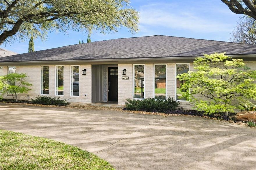 Prestonwood Ranch Home with Pool  Open Floor Plan  Value Opportunity
Rare 3-bedroom, 3-bath home with open floor plan, private office, and formal dining—offering exceptional flexibility and the opportunity to create additional value and equity.

Located in the established Prestonwood community, this classic ranch-style home features generous room sizes and a functional layout designed for both everyday living and entertaining.

The floor plan seamlessly connects indoor and outdoor spaces, creating an inviting environment for entertaining, relaxing, and enjoying everyday living.

Step outside to an inviting backyard featuring a private pool, covered patio, and outdoor shower—an ideal setting for indoor-outdoor living and gatherings. The home’s north-facing orientation provides natural shade from the western sun, allowing for more comfortable evenings outdoors.

The spacious primary suite includes a large bathroom with separate shower and tub, while additional bedrooms are well-sized and thoughtfully positioned.

The home offers excellent curb appeal with a circular driveway, classic ranch-style design, and light natural brick exterior, giving it a timeless and welcoming presence.

The home is being sold AS-IS and presents a great opportunity to personalize and build equity over time.

Conveniently located in North Dallas with easy access to major roads, shopping, and dining, this property combines location, layout, and long-term potential.