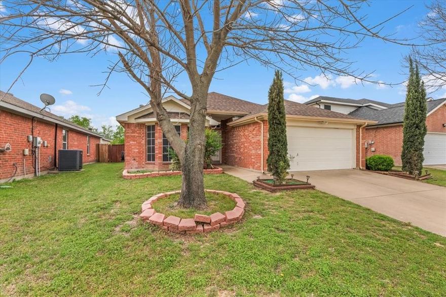 This very well-maintained home has so much to offer! Nestled in a quiet neighborhood, it features a functional layout with an eat-in kitchen and a separate dining room, perfect for everyday living and entertaining. The spacious backyard is a true highlight, boasting a large covered patio ideal for grilling and gatherings. Additionally, the backyard includes a nice shed with electricity, providing extra storage or workspace. Conveniently located just minutes from the vibrant EpicCentral entertainment district, you’ll enjoy easy access to world-class recreation at The Epic, along with a variety of premier dining and entertainment options. Commuting is a breeze with quick access to George Bush Turnpike, I-20, and Hwy 360. The roof was replaced just one year ago, adding extra value and peace of mind. This home truly offers comfort, convenience, and an excellent location!