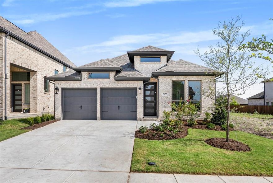 *** NOVEMBER RENT SPECIAL *** Reach out to agent for more details. Beautiful brand new Perry Homes residence in Fate, TX, located within the esteemed Rockwall ISD. This 4-bedroom, 3-bathroom home sits on a desirable lot and offers 1,942 square feet of thoughtfully designed living space. Step inside to soaring 12-foot ceilings and an array of windows that flood the home with natural light. The chef’s kitchen features a center island and a spacious pantry, seamlessly connected to the dining area and expansive family room—perfect for gatherings. The private primary suite offers dual vanities, a garden tub, a glass-enclosed shower, and a generous walk-in closet. Secondary bedrooms provide ample closet space and comfort for guests or family members. Enjoy evenings on the covered backyard patio—complete with a built-in gas line for grilling or outdoor cooking, a premium upgrade for BBQ lovers. A convenient mudroom is located just off the attached two-car garage. This is a rare lease opportunity in a beautifully built home, zoned to top-rated schools and ready for move-in today.