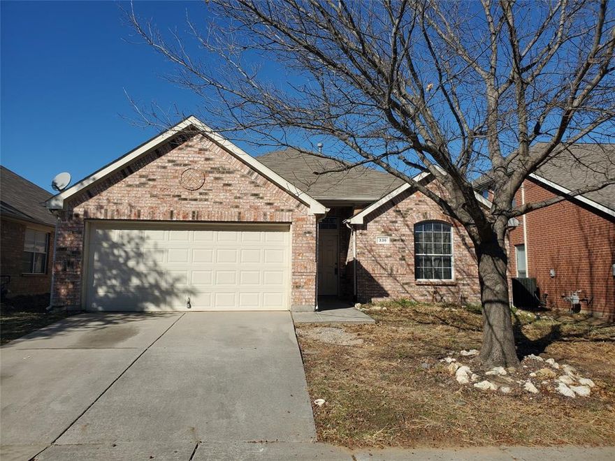 Investor special or equity opportunity in the desirable Saginaw area and Eagle Mountain-Saginaw ISD! This 4-bedroom, 2-bath home offers 1,810 square feet with a functional layout and strong upside potential.

The home needs cosmetic updates including paint, flooring, and general refresh, but major systems are in good working condition including HVAC giving buyers a solid starting point. With good bones and a spacious footprint, this property is ideal for a flip, rental hold, or homeowner looking to renovate and build instant equity.

Conveniently located near schools, shopping, dining, and major commuter routes. Priced to reflect condition and being sold as-is.  All utilities are connected at property.