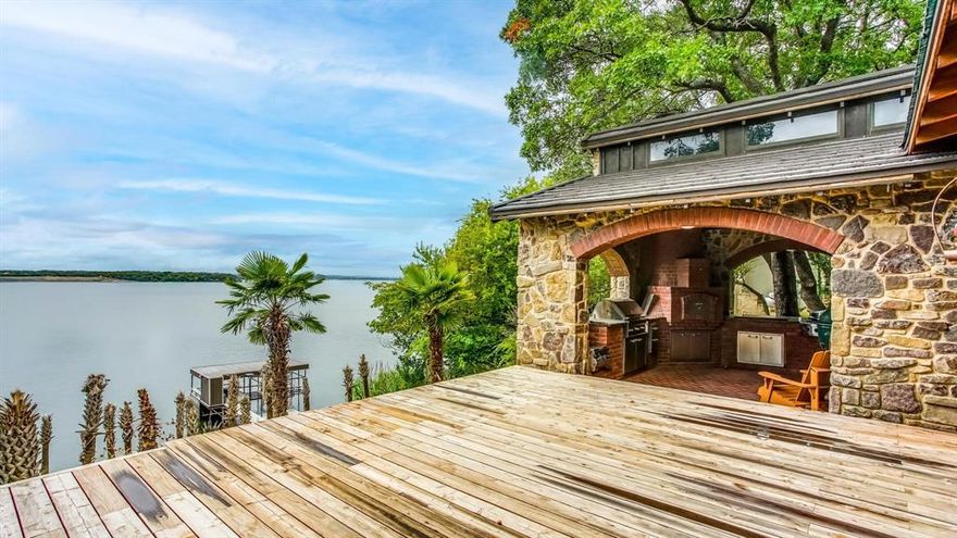 One of Eagle Mountain Lake's most picturesque homes and settings. A 1945 Log Home completely renovated that will require a drool towel as you look at the pictures. The Waterfall will put you in a 'PEACEFUL EASY FEELING'. Outdoor cooking appliances on steroids. A dock that is 'DROUGHT RESISTANT' with 13' water depth at the boat's motor. Outdoor storage building that could be an office-guest house. 4,200', 4 bedrooms, 3.5 baths and almost an acre of pure genius preservation brings this estate to life. Easy access to Fort Worth. Located in front of the deepest depth on the lake. Be overwhelmed by the 'CRYSTAL BLUE PERSUASION' and schooled on what Lake Living really entails. Discover why John Denver and the Eagles spent years close to this property. This property is as sweet as 'TUPELO HONEY', so stop 'FOOLING YOURSELF' grab your 'LADY' or 'BABE' and 'COME SAIL AWAY' for 'THE BEST OF TIMES' on what most polls call the best sailing lake in Texas. Bonus is there are no 'STYX' in the lake.