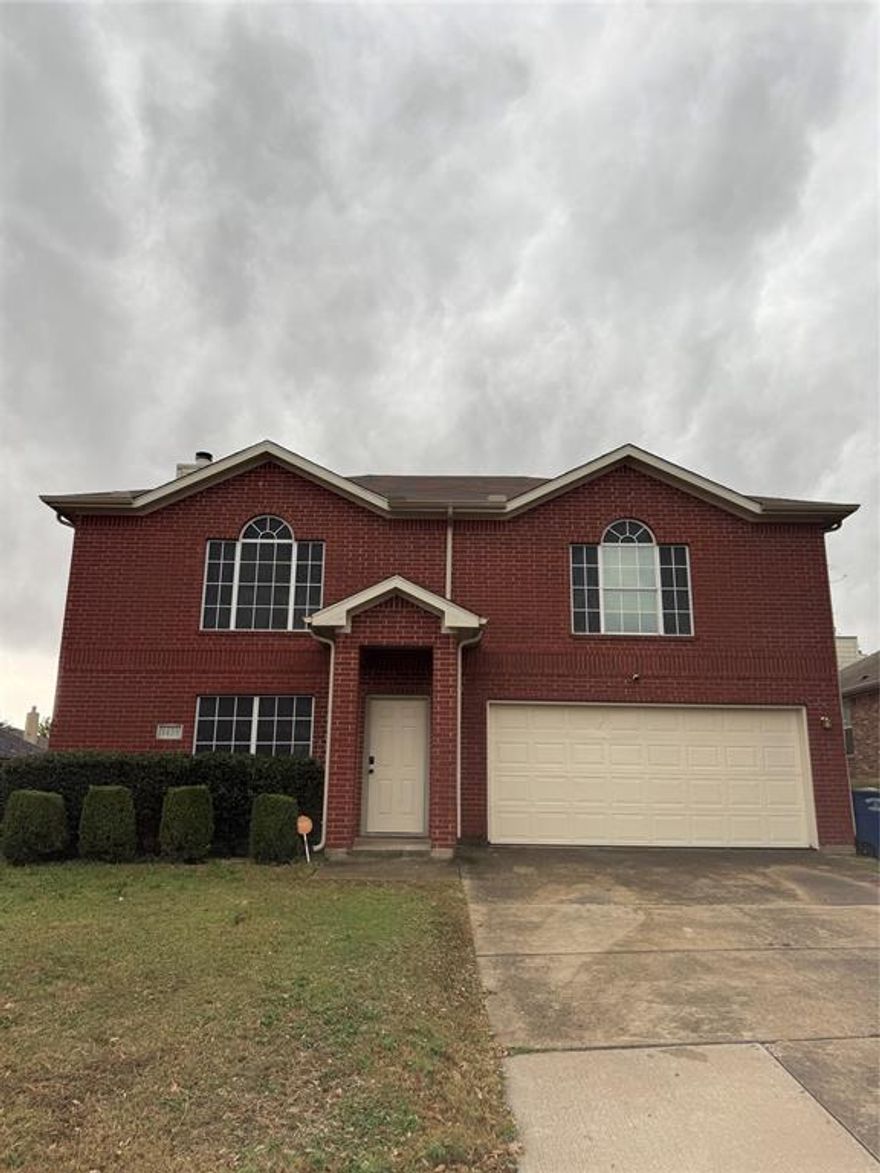 This lovely updated 2 story with five nice size bedrooms is waiting for your family.   The luxury vinyl plank floors and great size bathroom with a half bath downstairs will accommodate all of your needs. Nice size backyard quiet area next to a beautiful green belt and park.