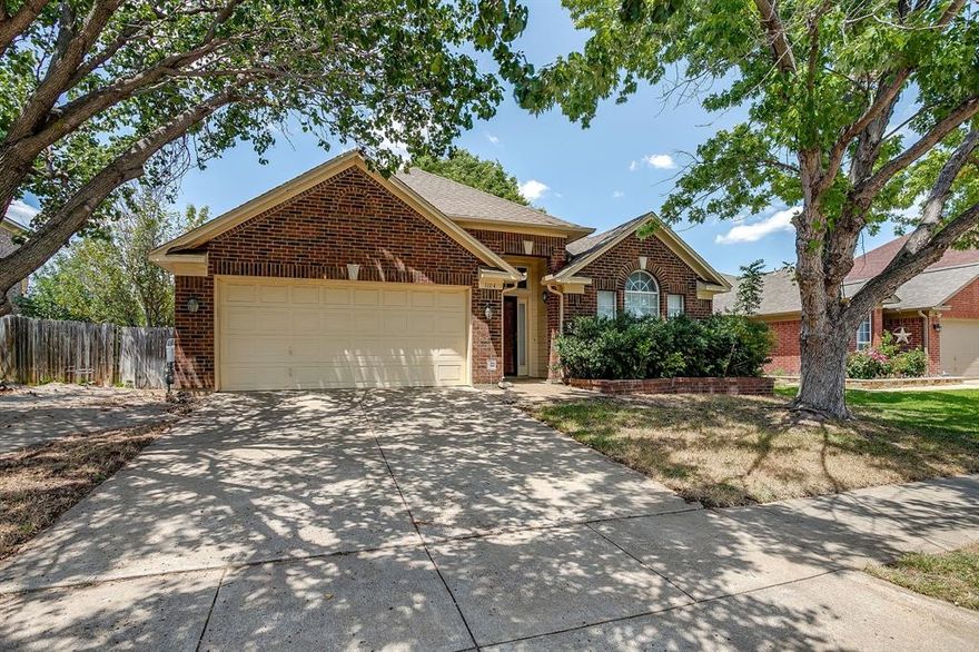 This inviting 4-bedroom, 2-bath home offers a thoughtful layout with both a formal dining room and a breakfast bar for casual meals. The spacious living room features high ceilings, creating an open and airy feel. Multiple walk-in closets provide ample storage, and both bathrooms include dual sinks for added convenience.

Enjoy outdoor living with a covered rear patio overlooking the north-facing backyard, plus an additional side patio that captures the morning sun. The attached two-car garage adds everyday practicality.

Perfectly situated for easy access to Hwy 287, I-35, and 820, you’ll be just minutes from Costco, Alliance Town Center, and popular spots like Mister 01 and Velvet Taco. Tarrant County College Northwest Campus and Highland Middle School are nearby, and the fire station is only three blocks away.