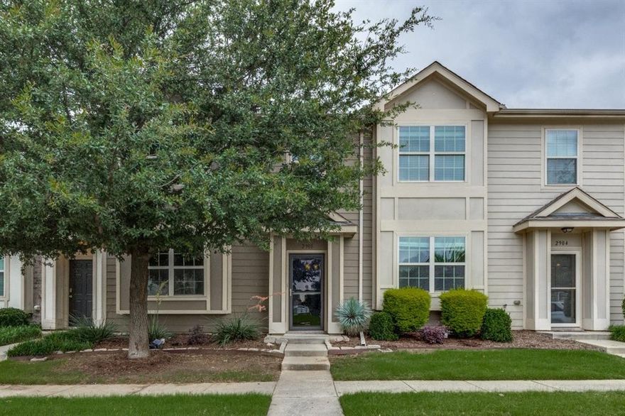 **Price Improvement** Wow! Step inside to discover a warm and welcoming open concept layout that effortlessly connects the living, dining, and kitchen areas- perfect for everyday living and entertaining. Upstairs, you’ll find two spacious bedrooms and two full bathrooms, along with a thoughtfully placed half bath on the main level for guests. This home features stylish upgrades throughout, including high ceilings, plenty of natural light, large walk in pantry, epoxy coated garage floors with storage racks and privacy windows that offer enhanced comfort. All appliances including refrigerator, washer and dryer, and all furniture convey with acceptable offer.  
Situated just minutes from Alliance Town Center, shopping, restaurants, and quick access to major highways, this home offers the perfect blend of comfort, and convenience. Don’t miss the opportunity to make this move-in ready townhome your own! Welcome Home!