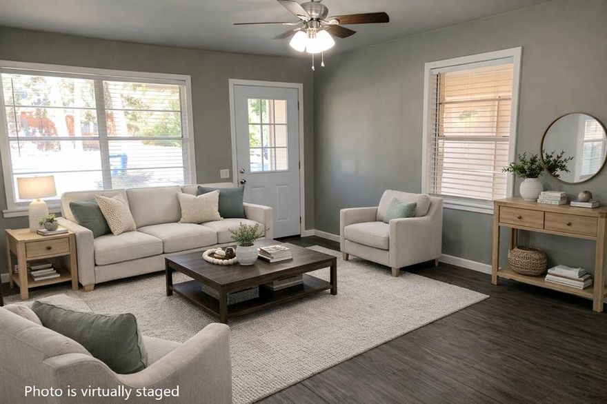 Move-in ready home in the heart of Athens! Recently renovated and ready for new owners, this charming 1,523 sq. ft. home sits on a quarter-acre lot in a prime Athens location. Updates include new flooring, fixtures, fresh paint, bathtub, and washer dryer connections, ensuring modern comfort and convenience. The home features 3 bedrooms, 1 bathroom, and a bright, open living area—plus solar panels for added energy efficiency. Perfect for first-time buyers, those looking to downsize, or investors seeking a great rental opportunity. Don’t miss your chance to make this move-in ready home yours—schedule a showing today!