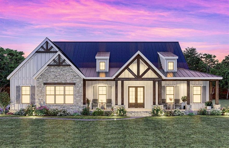 CONSTRUCTION FINANCING IS IN PLACE.  CHECK OUT THE LOT. Build Your Custom Home.  New Single Family Construction Home with Interior Finish options to be selected by buyer.  Home floor plan and associated structural elements are pre-determined and set due to lot orientation and tree conservation. 42x30 barn or workshop included.
Prospective buyer will have the option to select the following options: Base or Upgrade finishes.  
Interior: Cabinet color and style, Counter tops, Flooring, Tile, Paint, Door style, Plumbing fixture finish, Door hardware finish 
Available Up-Grades include but are not limited to...Tankless water heater, Foam insulation on exterior walls. 
FOR MORE INFORMATION CHECK OUT THE DOCUMENT IN THE TRANSACTION DESK.