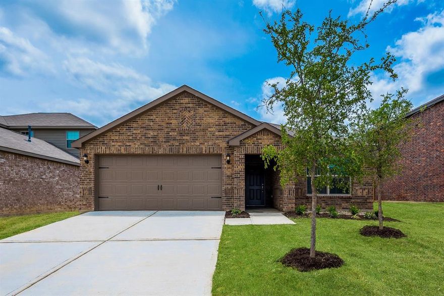 Great new home in a Safe, Quiet Community - Builder Paid Closing Costs!!!

Schedule your tour of this stunning single-story home at Shaw Creek Ranch - located in Ferris, TX

Inside this upgraded home, you’ll find 3 bedrooms, 2 bathrooms and a spacious layout. This new construction home comes with incredible, designer-selected upgraded included such as a full suite of energy-efficient kitchen appliances, granite countertops, recessed lighting, a Wi-Fi-enabled garage door opener and more. 

This home is ideally located near by walking distance to our NEW SPLASH PAD!

Near by cities: Ennis, Waxahachie, Red Oak and a 20 minute drive to Dallas

Enjoy the convenience of single-story living without sacrificing space in this charming home!