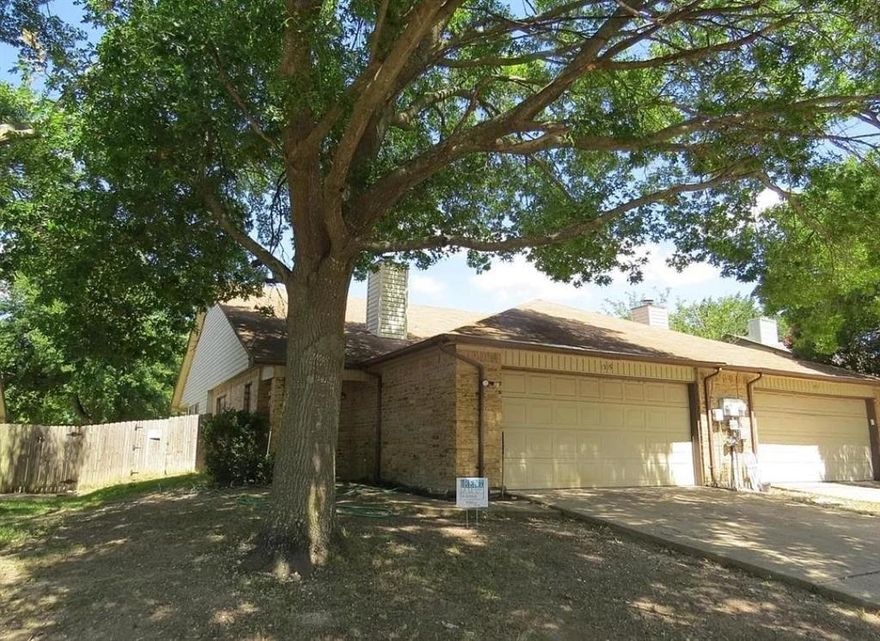 **Price Reduced** Both sides must sell together. This is for 1311 & 1315 Mission.  Identical floor plans. Brick. Each side offers 3 bedrooms, 2 full baths, & a two car front-entry garage, a fireplace, utility closet, and fenced yards.  Each side also has a 10x20 covered patio. Roof replaced in 2019. The Dishwasher and Refrigerator is less than 5 years old. 1315 had the AC replaced in Oct 2023. Currently occupied by renters that are month to month. Well sought after neighborhood and income producing.