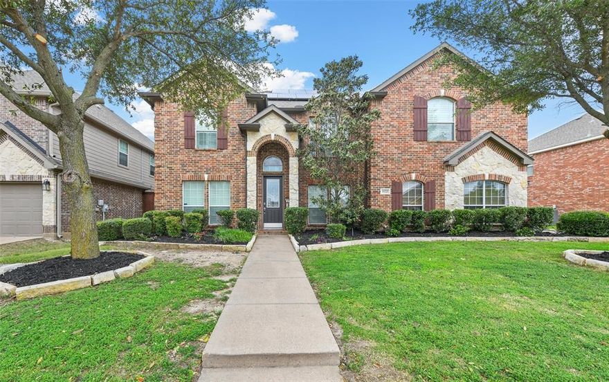 Stunning home in Midlothian's coveted Rosebud community! HGTV worthy remodel with a private back yard oasis, just in time for summer! Oversized family room overlooks backyard & has soaring stacked stone fireplace, & shiplap accent wall. The kitchen has been updated from floor to ceiling, with crisp white cabinets, sleek backsplash, SS appliances, exotic level granite and undermount sink! HUGE master suite has sitting area plus your own spa like bath with double rain head walk in shower!  Upstairs offers HUGE game room with built ins, 4 good sized bedrooms & 2 baths! Just too many extras to list, here!  Hearing bone laid ceramic tile, PLANTATION SHUTTERS, new roof, new carpet with upgraded pad PLUS redesigned stairs ALL give an extra feeling of opulence to this home! Step outside and into your oasis! Refreshing salt water pool, with water bar, slide and separate hot tub, enjoy evenings cooking out in the covered outdoor kitchen and cabana!