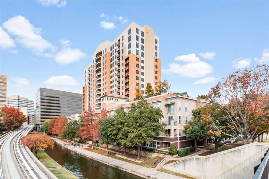 Highly desired one bedroom condo in the resort style living of Grand Treviso! This well maintained unit offers an open layout, great natural light, granite counters and a true lock-and-leave lifestyle. Grand Treviso provides 24-7 concierge, a fitness center, business center, residents’ lounge, rooftop pool, coffee bar, and secure parking. Live steps from Lake Carolyn, Mandalay Canal, dining, entertainment, and the Toyota Music Factory. Enjoy miles of walking paths, waterfront views, and a  vibrant urban setting with quick access to DFW Airport, 114, 635, and downtown Dallas. Unit #422 offers exceptional convenience, luxury amenities, and the unbeatable Las Colinas lifestyle. A perfect home for busy professionals, frequent travelers, or anyone seeking low-maintenance living in one of DFW’s most desirable locations. Don’t miss this opportunity!