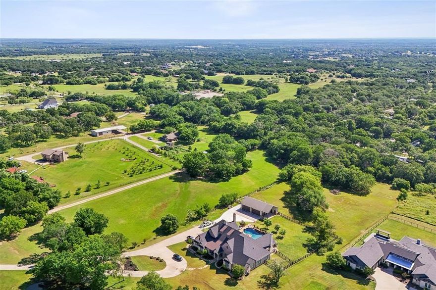 Welcome to your dream property where you can BRING YOUR OWN BUILDER.  Spanning an impressive 3.4+ acre property, this lot offers endless possibilities for creating your own oasis. This lot blends a spacious country lifestyle with the luxury of living in a premium area with beautiful mature native trees. Choose your builder and build your dream home within the highly sought after and exemplary Argyle ISD school district and close to Liberty Christian, one of DFW's top private schools. Don't miss this opportunity to be in a serene small-town haven while being just minutes from the bustling Highland Village and major thoroughfares for easy access to shopping, dining, entertainment, and several golf courses just around the corner. Great location between Grapevine Lake and Lewisville Lake, you can't pick a better spot to have a small-town atmosphere and city convenience! AMAZING LOCATION.  The old, abandoned road across this lot is not in use and can be removed for a build site; no easements, please see the survey.