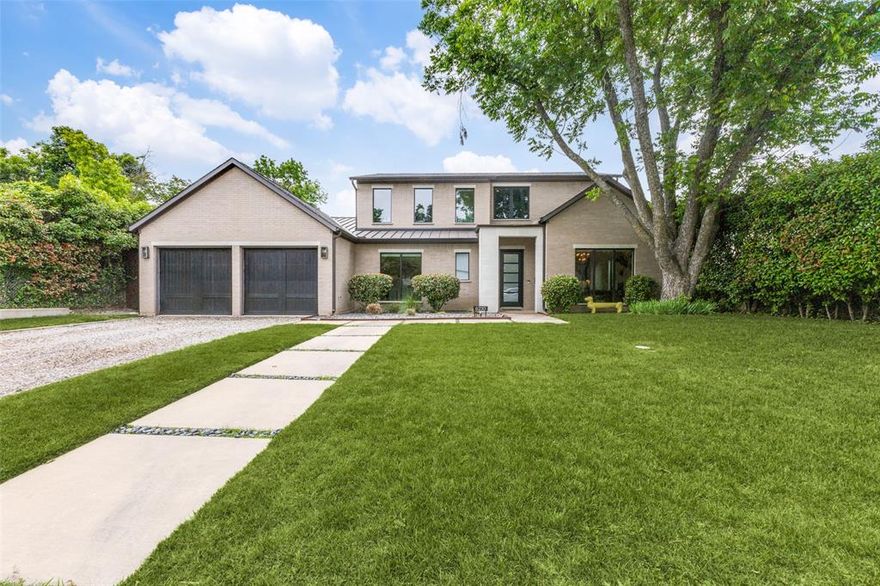 Rare Lot-and-a-Half – One Block from Tietze Park!  Exceptional custom home on a hard-to-find 75x150 lot with mature trees, lush landscaping, and standout curb appeal. Timeless transitional design with elegant brick facade, cast stone accents, and a sleek Greystone gravel driveway. Inside, the thoughtful transitional design pairs with soaring ceilings and exposed beams in the dining room and primary suite for added character.  The chef’s kitchen features premium Thermador appliances, generous prep space, and a large island ideal for entertaining. Light-filled living spaces offer open sight lines and seamless flow to the oversized backyard, which is pool-ready and perfectly suited for your dream outdoor oasis.  Enjoy a flexible layout with a spacious game room (currently a second office), oversized laundry with mudroom, and exceptional storage throughout. The luxurious primary suite offers a peaceful retreat with a spa-like bath and large walk-in closet. The second floor is filled with skylights adding a spacious and airy feel to the home.  Pre-wired for AV and security. 


With 0.26 acres, timeless architecture, and a neutral palette, this home offers style, space, and unbeatable location—Prime location near White Rock Lake, Lower Greenville, Lakewood Country Club, and Whole Foods.
