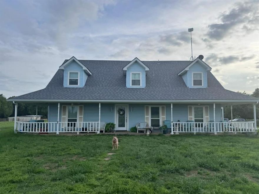 Escape the hustle and embrace wide open Texas living at this beautiful country home in Scurry. Situated on 15+- acres, this  spacious 4 bedrooms, 2.5 baths, Features a large Family room, rock fireplace with wood burning stove, hardwood flooring, large eat in kitchen, granite counter tops, built in double ovens, glass stove top, pantry, built in corner hutch, formal dining room, separate utility room, large space at top of stairs for an extra living area or playroom, 30' by 40' metal shop with electricity and roll up door, 20' by 40' RV covered parking, fenced & crossed fenced. Water Well on Property but currently not used by owners. Lots of updates to include New aerobic septic in Nov 25, Roof is 4 years old, windows 2 years old, and 5 year old barn with pens for small animals. Price below market and ready for the new owners. More photos soon to come.
