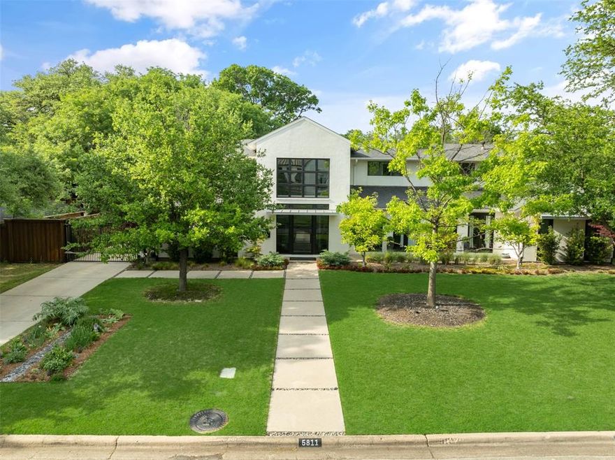 Thoughtfully updated and curated, this home offers quality, space, and long-term livability in one of Dallas’ most desirable neighborhoods, Melshire Estates. Complete with a Culligan whole-home water filtration system with reverse osmosis at the kitchen sink and fresh paint throughout that enhances the home’s architecture and contemporary aesthetic.

The first floor includes the primary suite and a secondary bedroom with separate exterior access, ideal for guests or in-laws. Upstairs features a fully equipped theater room, a cozy family room, and three additional bedrooms, offering privacy and room for everyone.

Interiors open to a dramatic outdoor living space designed for relaxed luxury and effortless entertaining. A resort-style pool and hot tub are complemented by a covered patio, additional yard space, and multiple lounging areas. The three-car garage opens directly to the pool and offers potential as a flex or entertaining space. Ideally located just minutes from Cooper Clinic, shopping centers, popular restaurants and the Northhaven Trail.