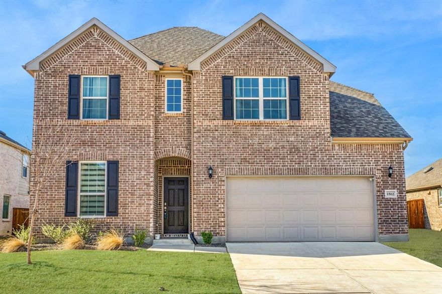 Washer, dryer, and fridge are included! Welcome to this stunning home in the highly sought-after Winn Ridge community, just minutes from the new H-E-B, Prosper Costco, Chowrashta, and endless shopping and dining options! From the moment you step inside, you'll be captivated by the soaring ceilings and grand entrance. The spacious living area is a showstopper, featuring a striking stone fireplace and walls of windows that flood the space with natural light.
The heart of the home is the gorgeous kitchen, designed for both beauty and function—with sleek quartz countertops, a gas cooktop, a massive island, and tons of storage. Plus, there's a built-in office nook, perfect for keeping life organized. Elegant LVP flooring flows seamlessly throughout the main living areas.The private primary suite is a true retreat, offering an abundance of natural light and a spa-like ensuite bathroom. Upstairs, you’ll find a huge game room and generously sized bedrooms, providing plenty of space for everyone.
This home has it all—don't miss your chance to make it yours!