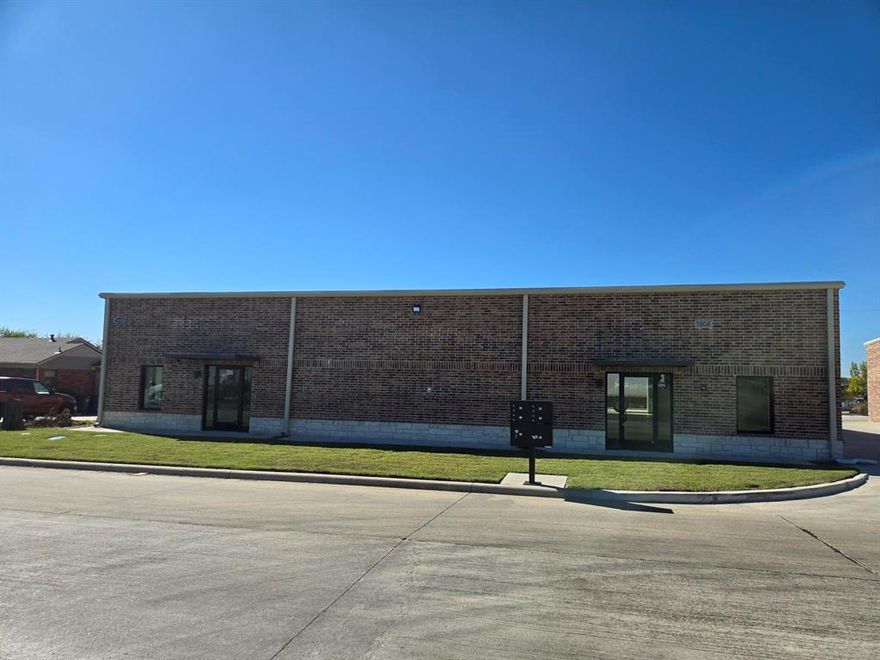 $13 per SF per Year + NNN. NNN is $4.22 per SF per Year. 2 separate office spaces, 4 bathrooms,Convenient access to FM 544 and South Highway 78, Built in 2023, air conditioned.