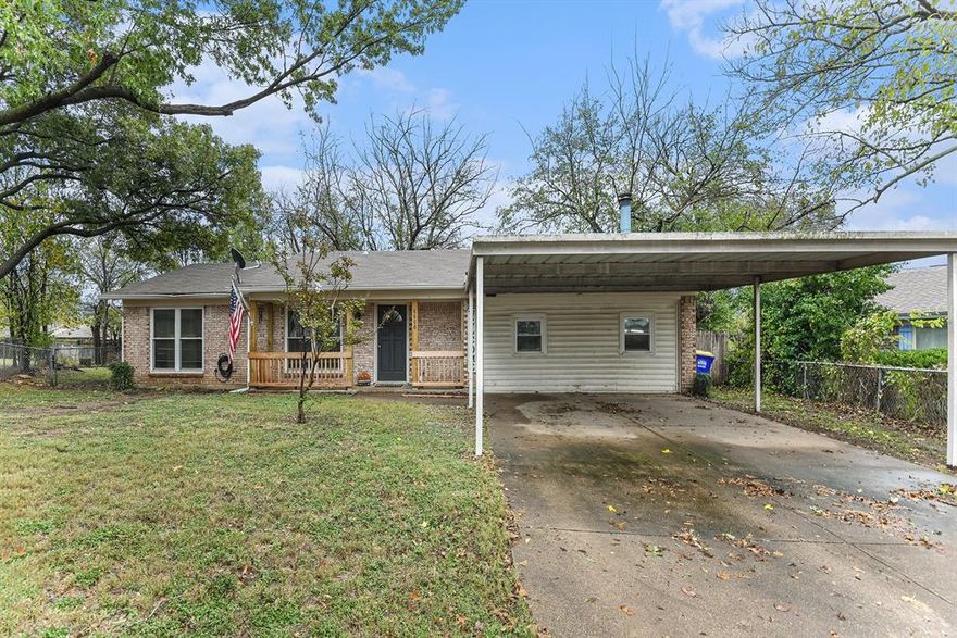 Welcome to this charming 3-bedroom, 2-bath home located in the desirable Astor Heights Addition and zoned for highly sought-after Birdville ISD! With 1,675 sq. ft. of comfortable living space, this home offers both functionality and flexibility for today’s lifestyle.
Step inside to find two spacious dining areas—perfect for hosting family gatherings, creating a dedicated workspace, or designing the formal dining room you've always wanted. The layout flows easily, offering a warm and inviting feel throughout.
The large backyard is a true standout! Enjoy endless possibilities with plenty of room to relax, garden, entertain, or play. The property includes a convenient storage shed plus a 20x20 shed or shop, ideal for hobbies, projects, or additional storage needs.
Nestled in a quiet, established neighborhood, you’ll love the peaceful surroundings while still being just minutes from popular restaurants, shopping, and everyday conveniences.
Whether you're looking for space, functionality, or a great location, this home checks all the boxes. A must-see!
