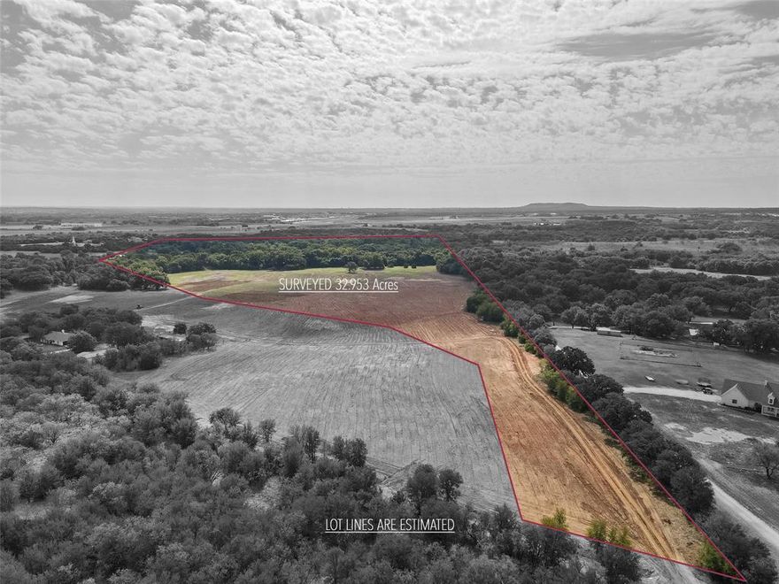 This 32.95-acre flagship tract is the premier offering of the plat, balancing massive scale with immediate, turn-key utility. The heavy lifting is already finished: a brand-new well is in place, power is on-site, and a premium homesite has been professionally cleared on high ground well outside the flood zone. Defined by significant frontage along Stroud Creek and a dense canopy of mature pecan and hardwood trees, the acreage offers a private recreational sanctuary right in your backyard. Most importantly, all mineral rights convey with the sale, securing the long-term value of the land as a serious financial asset. Whether you are looking to build a private family legacy or land-bank a significant holding near town, this 32.95-acre parcel is the standout choice.