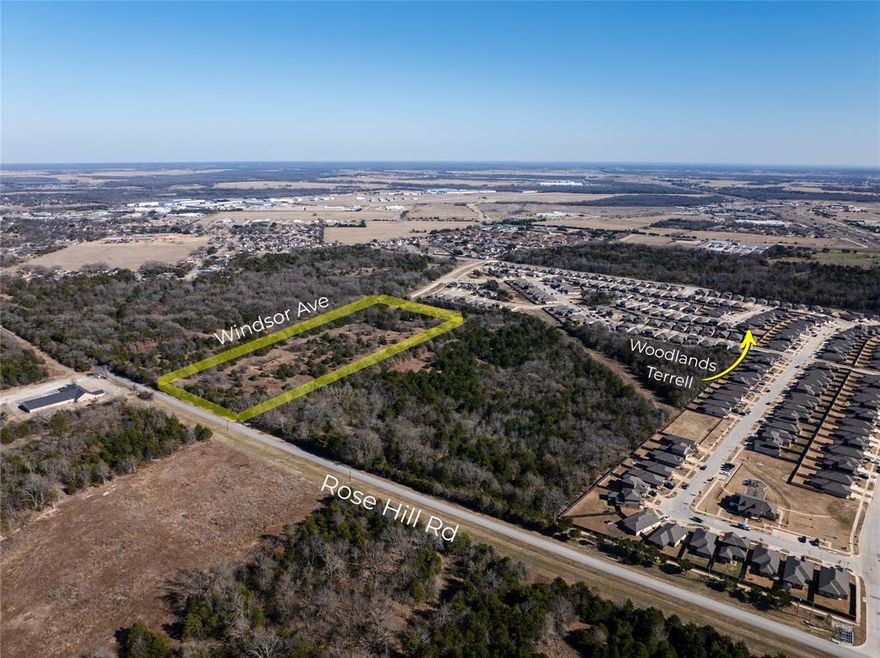 Rare opportunity to acquire ±8.984 acres with 72 entitled lots for a 55+ independent living community in the City of Terrell, TX, a municipality known for being pro-growth and development-friendly. The property is zoned and approved for single-family detached homes within a planned gated community and is located at the northeast intersection of Rose Hill Rd and Windsor Ave, offering excellent access, visibility, and infrastructure. The approved concept includes an amenity center with clubhouse, fitness center, multi-purpose room, and landscaped common areas, addressing strong and growing senior housing 55+ demand in Kaufman County.

The site is approximately 35 minutes from Downtown Dallas with super-easy access to Interstate 20 (±70,000 VPD), providing direct connectivity to the DFW employment base, medical services, retail, and lifestyle amenities. Anticipated home pricing of $350,000+ aligns well with local demographics and market demand. This entitled, shovel-ready project offers flexibility for Built-to-Rent (BTR) or for-sale residential development, making it an ideal opportunity for builders, developers, or investors seeking scalable residential product in the expanding DFW.