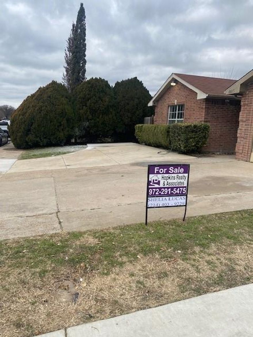 This single-story property is looking for family. This property is being sold as-is, subject to court approval. The Realtor has been appointed as Receiver by the 116th District Court in Dallas County, Texas, and holds sole authority to accept or reject offers, counteroffers,execute sales contracts, and sign deeds. Offers require final court approval. No warranties, expressed or implied, are provided. The Receiver relies on DCAD but has accessed the property and does not warrant its accuracy. Buyers and agents must verify all details, including measurements, school, zoning, and property conditions. This is a rare opportunity to invest in one of the Dallas neighborhoods. This home is ready for your family.