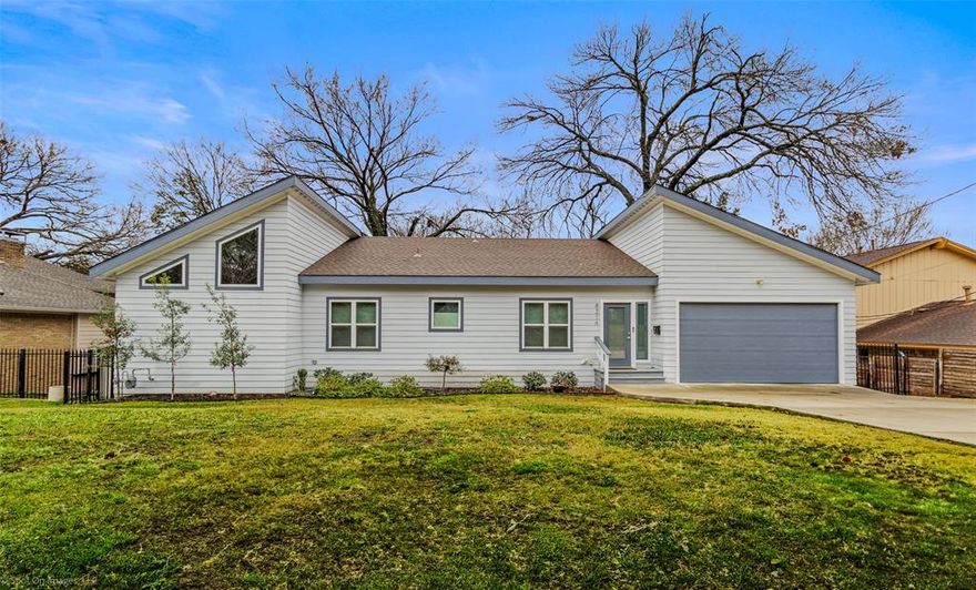 A must-see Beautiful and spacious home on a cul-de-sac and creek lot! Built in 2018, this home features open floor plan with vaulted ceilings with beams; kitchen opens up to the living area with quartz countertops, breakfast bar, large Gas range, stainless steel appliances. Enjoy the coziness of the gas fireplace, lots of natural light and the deck with a view of the creek. The home features high energy efficiency, remote control fans, fireplace and electronic shades. Conveniently located close to White Rock Lake, bike trails, Arboretum, Casa Linda and amazing restaurants, highways 30, 635, 75 and only minutes to Downtown Dallas. Don't miss out on this opportunity! This area is highly desirable!  Please, NO SELLER FINANCING!