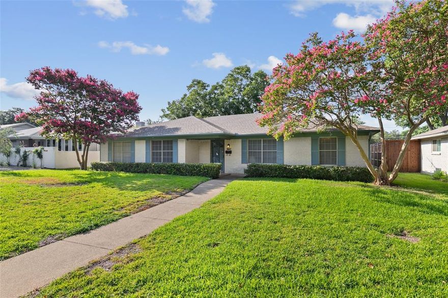 This 4 bedroom, 2 bath Dallas home is nestled in an established neighborhood is ready for you to make it your own! This versatile floorplan allows you to make the most of the space offering a bonus room that can be used as a comfortable home office or a sunroom to enjoy year-round! Large formal living room and dining room. The inviting family room with brick fireplace and built-in shelves is perfectly placed at the heart of the home. The kitchen offers built-in appliances, ample storage space, and a spacious breakfast nook. Primary bedroom with ensuite bath. Spacious secondary bedrooms. The lovely backyard boasts mature trees and patio that provides additional outdoor living and entertaining space. Here is your opportunity to claim this home and make it your own! Great location with many nearby parks, shopping, dining and entertainment options. 3D tour is available online!