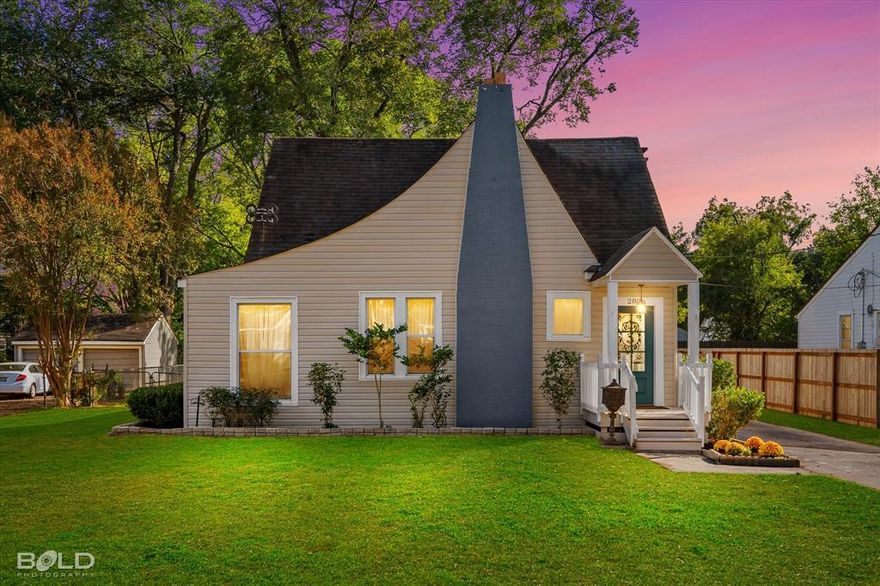 Just Listed! Charming cottage style property in the highly desirable Broadmoor neighborhood! Situated along the Mardi Gras Parade route and close to the duck pond, this unique gem has been updated throughout and just ready for its new owners! Featuring a spacious and open concept layout with large bedrooms, a formal dining space, 2 fireplaces which are perfect for the wintery months ahead, and ensuite master bedroom! The interior has been freshly painted throughout, there are beautiful hardwood floors in the main living spaces, and the kitchen boats sleek granite countertops with ss appliances, and open shelving for added character. You will also love the back yard as it includes a large grassy play area which is a rare find in this area, an open patio, and 2 storage units for all of your outdoor equipment. Also located in close proximity to Youree Drive which has tons of shopping and restaurants for you to enjoy!