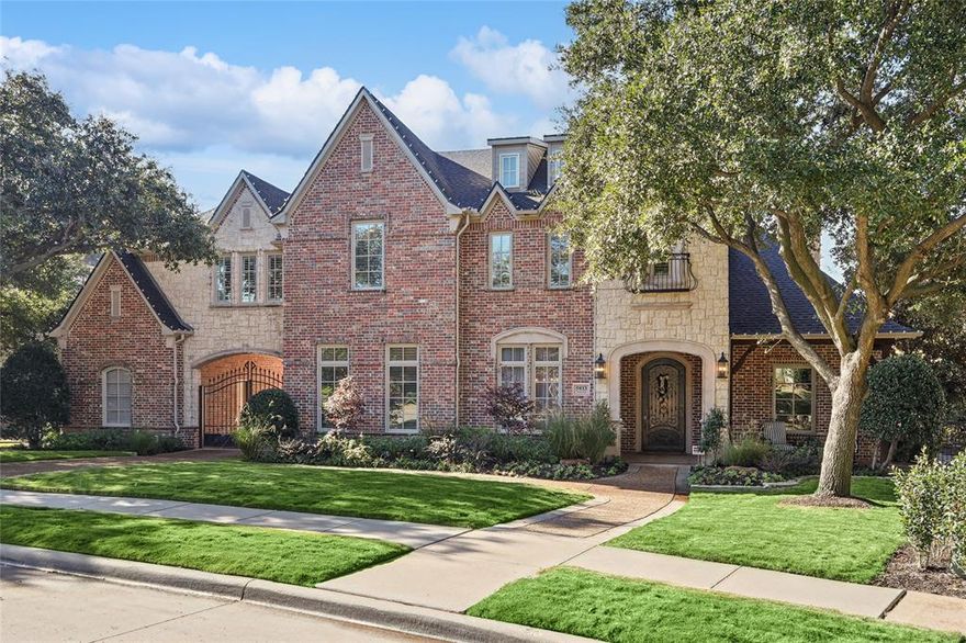 Nestled in the prestigious Starwood community, this exquisite Stephenson Custom Home offers an unparalleled living experience with a serene greenbelt backdrop. Meticulously designed and thoughtfully upgraded, this property represents the pinnacle of modern luxury and functionality.
This home is ideally located in the highly sought-after Frisco ISD, just minutes from The Star, Legacy West, and other North Dallas attractions. The spacious open floor plan is perfect for entertaining, providing seamless indoor-outdoor living that makes hosting gatherings a delight.
The gourmet kitchen features double islands with quartz countertops and high-end appliances, complemented by a beautiful blue and white backsplash. 
Connecting to the breakfast space and family room, with a stunning fireplace, the entire space provides stunning panoramic views of the pool. The kitchen cabinets have been newly painted and updated with modern hardware, enhancing the overall aesthetic. For entertaining, this home includes a separate wet bar and a formal dining area. The luxurious master suite provides an oasis of privacy, complete with an oversized master bath and his-and-her closets. The outdoor oasis boasts a cabana with a fireplace and summer kitchen, all surrounded by mature trees that create a tranquil retreat. 
Recent upgrades throughout the property include a complete remodel of the powder room, extensive renovations in the master bedroom and bathroom, improvements to both garages, and a comprehensive landscape overhaul that enhances curb appeal. All of the designer furnishings convey with the sale, with the majority of items sourced from the Dallas Market and Design District. These pieces reflect minimal use and have been maintained through professional cleaning. This home is more than just a residence—it’s a lifestyle. Combining elegance, functionality, and an unbeatable location, this Starwood gem awaits its next discerning owner. Don’t miss your chance to make it yours!