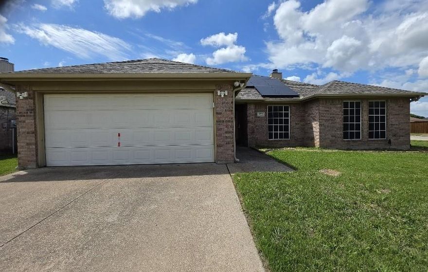 Tired of renting? This is a great opportunity to own your own home!! Come see this 3 bedroom, 2 bathroom brick in a nice neighborhood! Lots of cabinets in the kitchen, large living room with brick fireplace! Those Texas Summer BBQs will be a blast! As you enjoy the in-ground swimming pool and covered patio. Don't miss out on this one!! Property is subject to a 3 day First Look Period. Seller will negotiate after that period expires. Cash offers require 10% EMD or $1000 minimum, which ever is greater and all financed offers require 1%EMD or $1000 minimum. The seller does not accept blind offers, escalation clauses or wholesalers. Buyer and Buyers Agent to verify all information.
