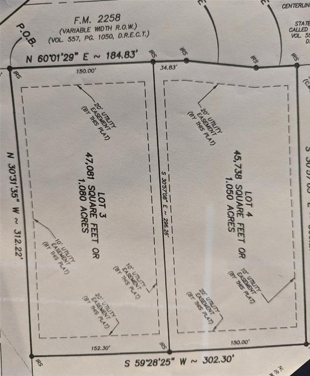 Lot 1 FM 2258 Road