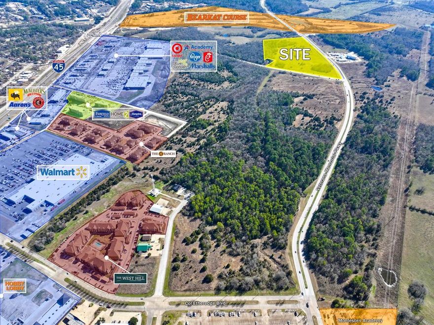 Exceptional Development Opportunity in a Highly Visible Location! 
Located directly in the path of progress, this property is in a highly desirable location on Veterans Memorial Parkway and Smither Drive, which sees an average of 5100+ vehicles daily. It has great visibility and proximity to Ravenwood Village Shopping Center, West Hill Mall, Walmart Supercenter, and general retail. 
City utilities include 12” water line, 10” sewer line with 21” in proximity, and electricity along road frontage. The limited zoning restrictions present an opportunity for a range of businesses, such as Multifamily, Residential Housing, Convenience Centers, Office, or Flex Space Facilities, especially with the demand created by the nearby retail and residential development. 
The property features dual frontage with 2100+ ft of frontage on Veteran Memorial Parkway and 1000+ ft of frontage on Smither Dr., ensuring straightforward development potential.