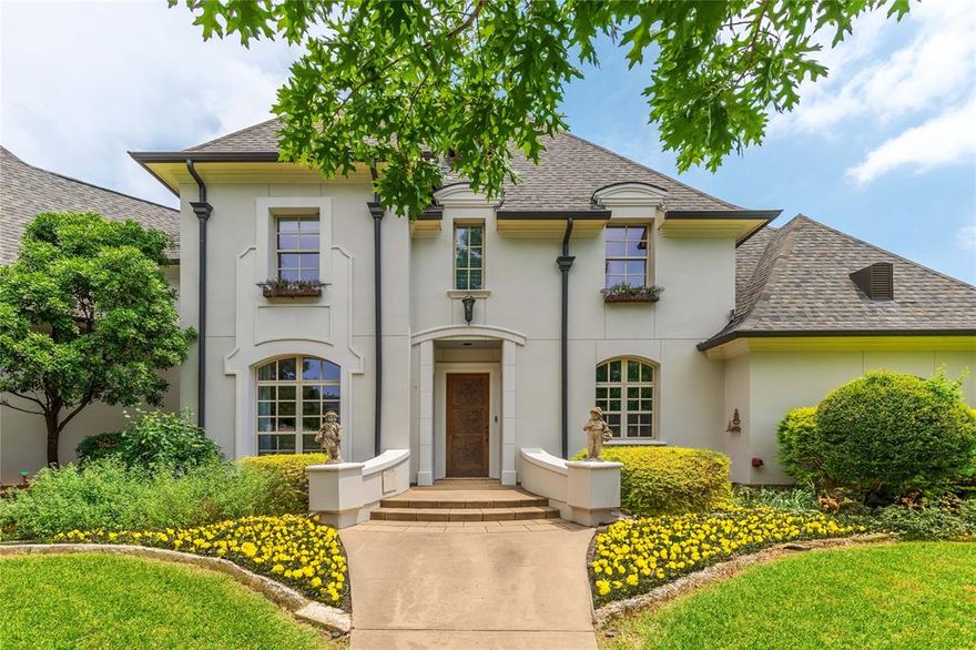 Through NO fault of the Seller, the house is back on the market!  This 4,355 sq ft home offers space, comfort, and style with 5 bedrooms (2 downstairs, 3 upstairs), 5 bathrooms, 2 living areas, and 2 dining areas - perfect for both everyday living and entertaining. A stunning home office featuring abundant built-in storage to keep everything organized and within reach. With the versatility of different rooms throughout the house, everyone has a space to call their own. Beautiful wood details throughout add warmth and character, while large windows bring in plenty of natural light. The backyard is a standout, featuring a sparkling pool, open space, and room to relax or host. Set on 1.68 private acres, this property offers a great balance of privacy and functionality. Tucked away in The Ridge this home provides privacy and community - ready to welcome you home.