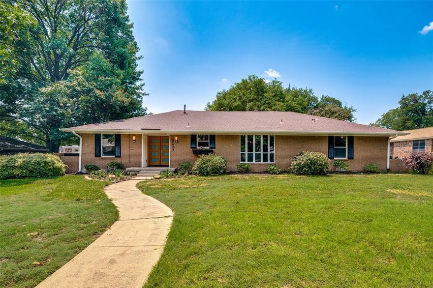 Beautiful 3-bedroom, 2.5-bath home located in a quiet, highly sought-after neighborhood in Sachse, conveniently close to major highways and just minutes from Firewheel Town Center with an abundance of shopping and dining options. The home features an updated kitchen with plenty of cabinet space and sleek Bosch appliances, making it ideal for hosting and everyday living. Enjoy outdoor living in the large backyard with mature, shaded trees, perfect for relaxing or entertaining. Parking is a standout feature with a 2-car garage, additional covered carport, and an oversized driveway that can accommodate multiple vehicles, guests, or a boat. A wonderful blend of comfort, space, and location.