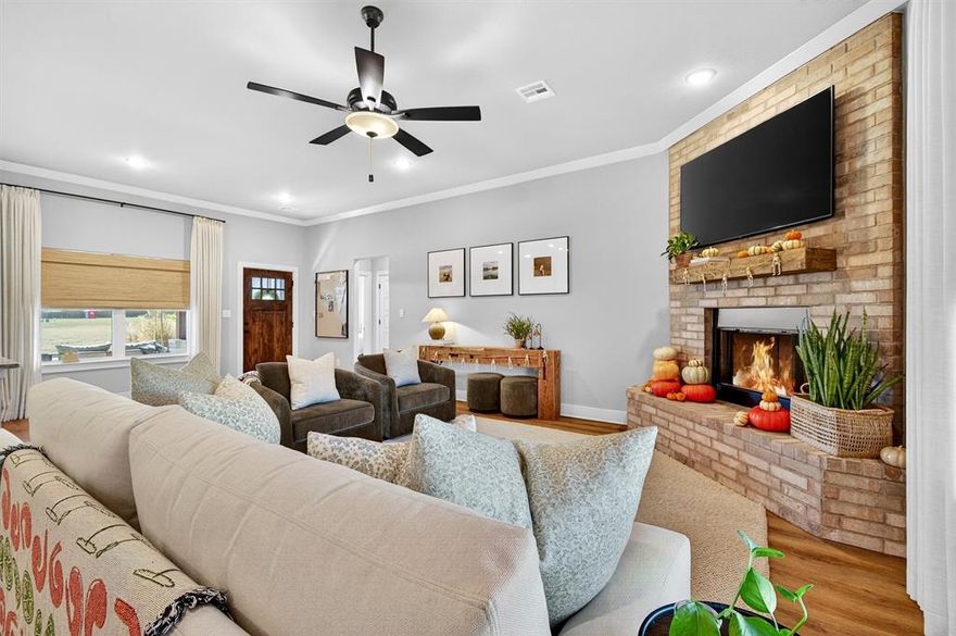 This charming 2024 build in a quiet neighborhood is the perfect place to call home! Its convenient location allows quick access to shopping, eateries, schools, parks, entertainment, major thoroughfares, and downtown Sherman - all within a 10-minute drive! Better-than-new, this home is in pristine condition with an established landscape.  The beautiful finishes and an abundance of natural light throughout the home are alluring and the functional layout provides a natural flow within the home. Every day, you will be excited to come home to the comfort of spacious, cozy rooms and the tranquility of the peaceful setting. Time to call your favorite realtor and make this YOUR home!