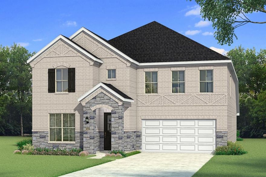 Built by Mattamy Homes - The Julieta- Available September! The Julieta offers 4 bedrooms, 3.5 bathrooms, and a thoughtful layout designed to elevate your lifestyle. The open-concept main floor features a gourmet kitchen with a spacious island, designer finishes, a walk-in pantry, and a Butlers Pantry, perfect for hosting or everyday cooking. Adjacent to the kitchen, the Great Room creates a warm gathering space, while the dining area opens to a covered patio for seamless indoor-outdoor living. A mud bench off the owner’s entry keeps your home organized. The private owner’s suite, located on the main floor, includes a spa-inspired bathroom with dual sinks, a walk-in shower, and an expansive walk-in closet. Upstairs, a versatile game room provides additional living space, accompanied by three generously sized bedrooms with walk-in closets and two full bathrooms. Complete with Energy Star® appliances, luxury vinyl plank flooring, and smart home features, the Julieta is a perfect blend of modern design and functional spaces. Experience convenience, style, and comfort in a home built for the way you live. This home is an ENERGY STAR® Certified Home with ENERGY STAR® Certified Whirlpool® Appliances and Wi-Fi ecobee® Smart Thermostat.