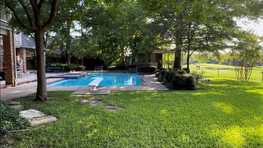 This large, traditional home with its expansive backyard, diving pool, spa, cabana, and unobstructed view of the Glen Eagles golf course is an entertainer's delight! Inside, the marble entry with rich paneling and a split staircase welcomes you home, and the oversized rooms throughout offer limitless potential for all family configurations. Two designated offices make working from home a breeze, the family room with wet bar and secret room, and an additional game room are ideal for family fun, and the formal living and dining will always be ready or those special celebrations. The kitchen, breakfast room, and family room all boast views of the back yard and pool, as well as the golf course. The huge, lower level owner's suite, with enormous bathroom and walk-in closet is a secluded retreat, away from the other bedrooms and the game room on the second level. With built-ins and closets throughout, the storage in this home is unparalleled! Let your imagination run wild!!