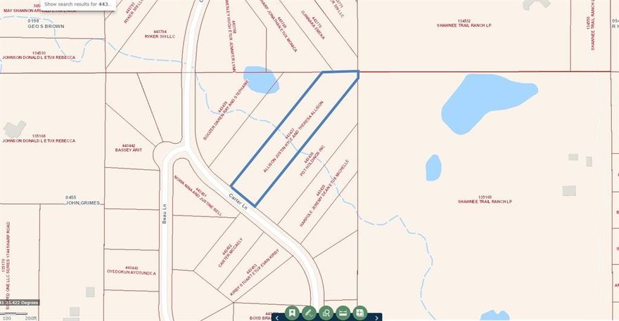 Build your dream home in the heart of Gunter’s newest subdivision! This 2-acre gem is a perfect mix of open space and natural beauty—with a level homesite ready for your custom design. A seasonal creek runs through the property, creating a peaceful setting with awesome views and a wooded area to explore, unwind, or even carve out your own backyard trail. Whether you're into modern farmhouse vibes or sleek architectural style, this property gives you the space and setting to create something special. Tucked in a fast-growing community with a rural feel and easy access to the city—this is where country charm meets a modern lifestyle. Come walk the land and imagine the possibilities!