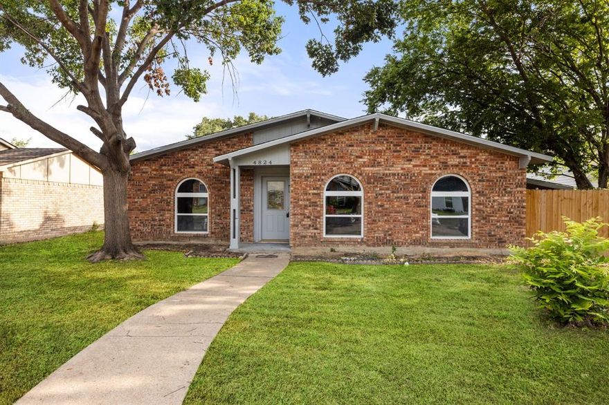Step into this beautifully renovated home where every detail has been thoughtfully updated to create a warm, modern, and move-in-ready space. The open floor plan welcomes you the moment you walk through the door, showcasing fresh finishes and a bright, inviting atmosphere perfect for both everyday living and entertaining. Completely remodeled kitchen and bathrooms featuring new cabinets and countertops. New air conditioning system.
REAL hardwood floors paired with new carpet, fresh texture, and paint. Updated vinyl windows and doors for improved efficiency and style. Brand-new LED lighting, appliances, and attic insulation. Spacious primary suite with walk-in closets and a private en-suite bath.